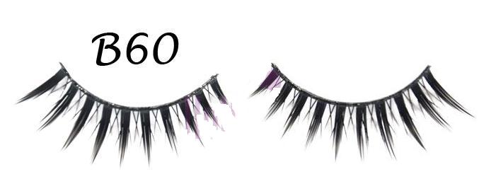 Wispy False EyePointed Black Eyelash with Wispy Effect #B60lash for Night Out #B59