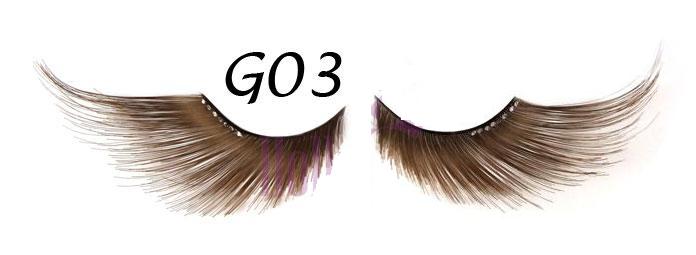 Long Purple False Eyelash #G02