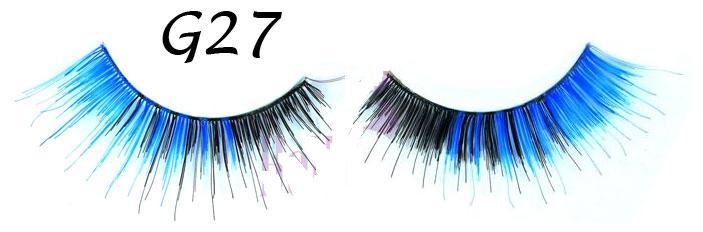 Black and Blue False Eyelashes #G27
