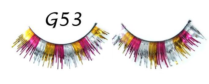 Colored Glitter Lashes #G53